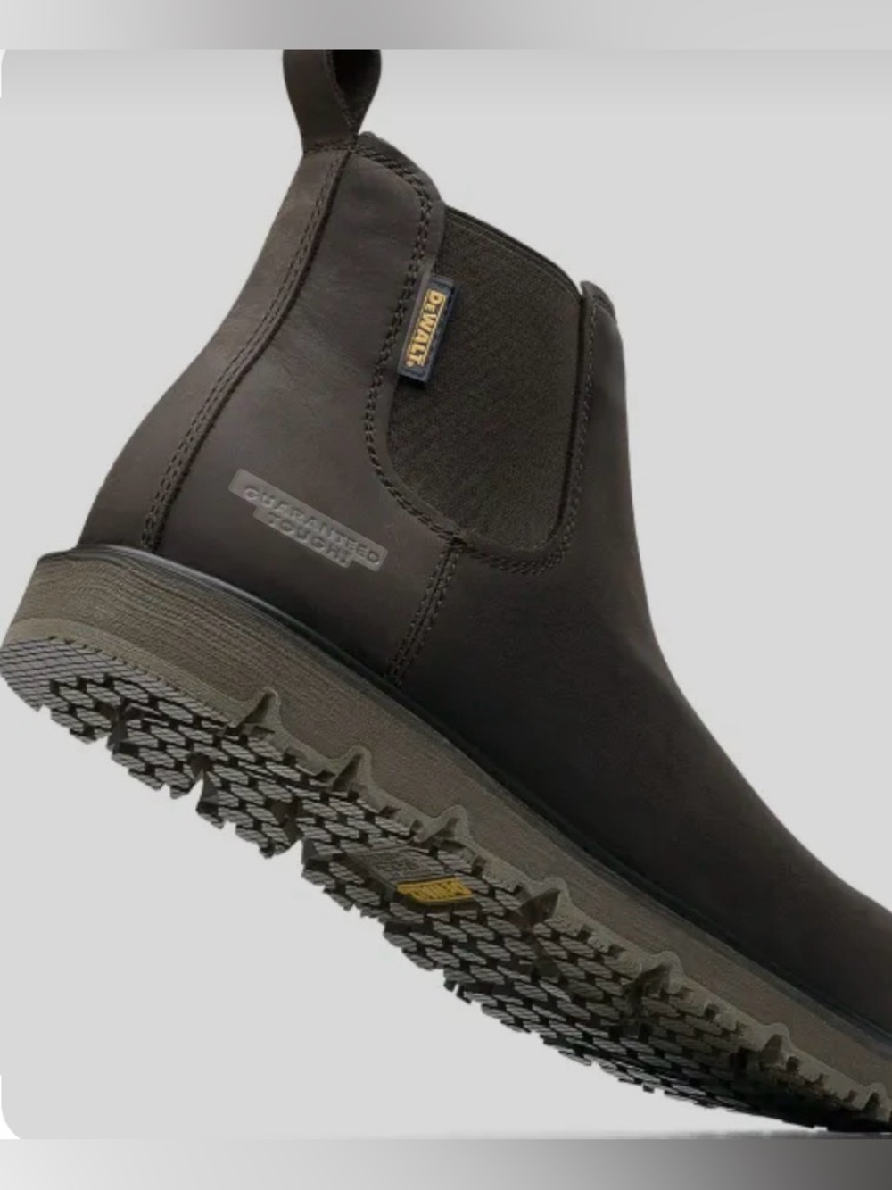 Dewalt Albany flex Brown Pull On Leather Men's non steel toe work Boot. Sz. 11.5